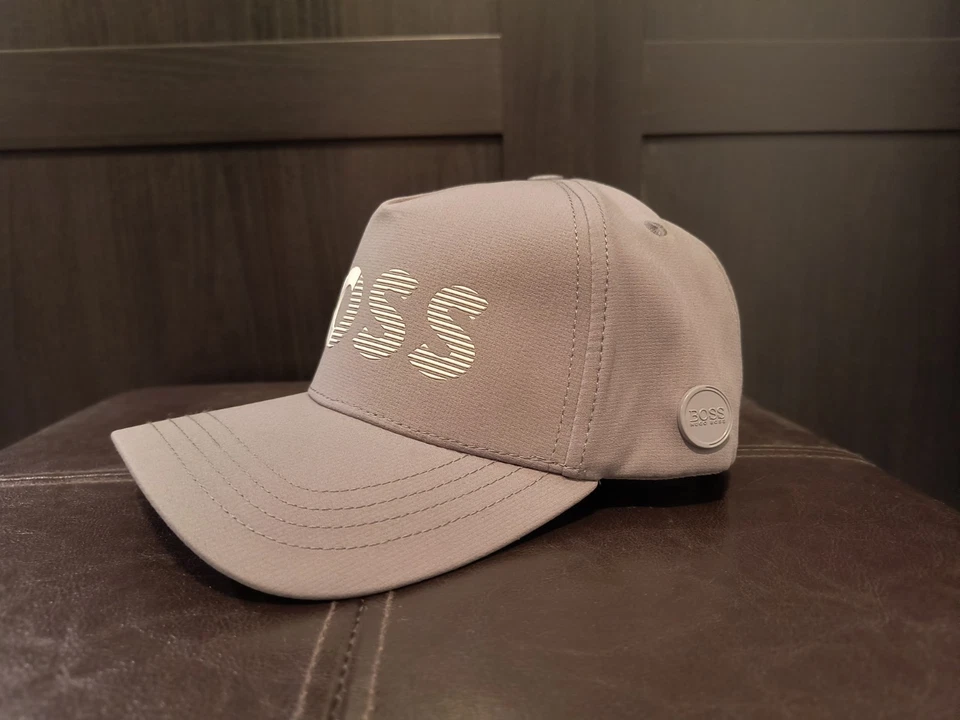 Gorra de béisbol para hombre Hugo Boss gris deportiva Foto 3 de 4