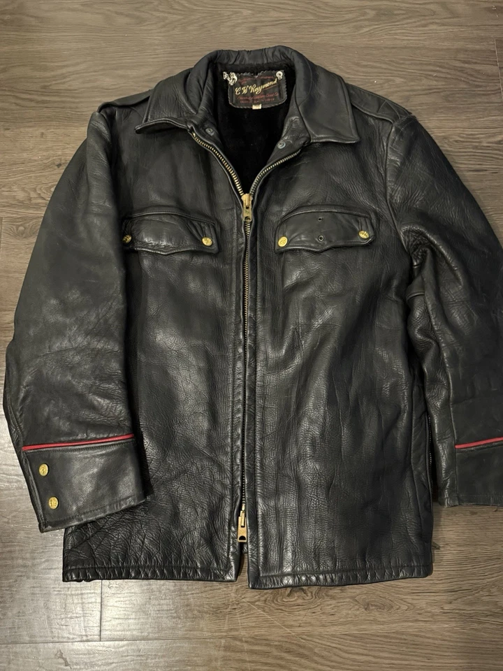 VTG 50s Police Jacket Long Fit Size 46 CW Raymond - Image 2 of 4