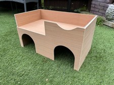 NEW DESIGN (SPACE SAVER  JUMP UP)  TWO STOREY GUINEA PIG CASTLE /SHELTER