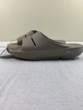 Limited OOFOS Men's OOahh Sport Slide Sandal Nomad Khaki Sz 11 M / 13 W New