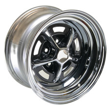 Ford Magnum 500 Chrome Wheel 15x8 5x4.5 Mustang Torino Falcon Ranchero Ford Magnum 500 Chrome Wheel 15x8 5x4.5 Mustang Torino Falcon Ranchero