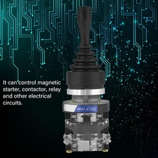 Interruttore Joystick Impermeabile 2 Posizioni - 220V 10A, Ritorno A Molla, Diametro 22mm