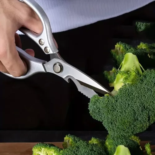 Kitchen Shears Heavy Duty Stainless Steel Scissors Fish Chicken Bone Beer Opener - Picture 7 of 9