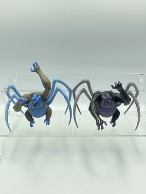 2 - Ben 10 Ultimate Alien Spidermonkey 4  Figure - 2010 With All Legs Rare Blue