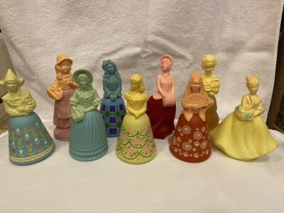 Vintage Avon Girls Ladies Collectable Cologne Perfume Decanters Set of 