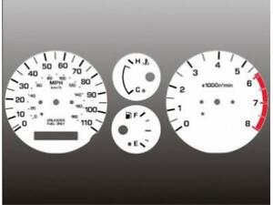 White-Face-Gauge-Set-Fits-2000-2001-Nissan-Xterra-Frontier-Dash-Gauge-Cluster