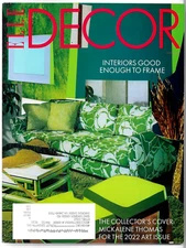 ELLE DECOR Magazine March 2022 ~ Collector's Cover