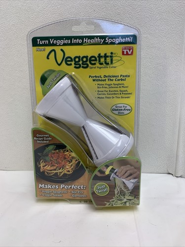 Veggetti Spiral Vegetable Cutter Makes Perfect Vegetable Pasta
