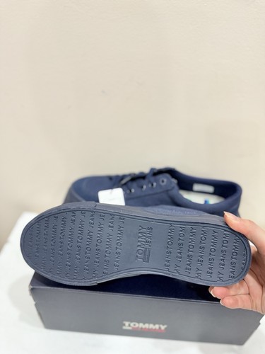 Tommy Hilfiger Jeans Skate Core Vulc TJM Navy Blue Shoes Mens Size US 8 (EU41) ✅ - Picture 5 of 10