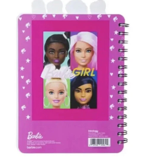 NEW! BARBIE Spiral Tab Journal Notebook 9x6" Brand New ~ Super Cute!!💕💕 - Image 2 of 4