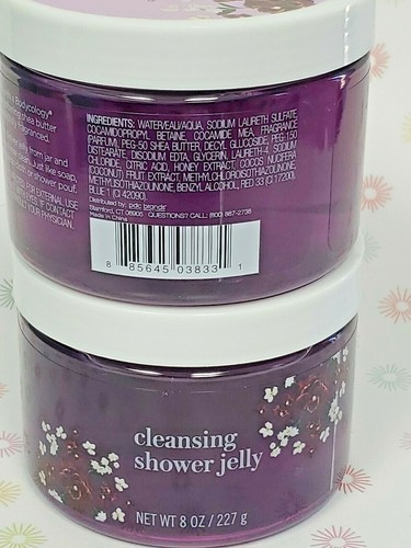 Bodycology Dark Cherry Orchid Cleansing Shower Jelly w/ Shea 8 oz - 2PK - Picture 4 of 4