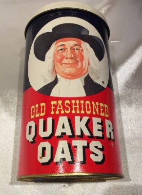 Quaker Oats/Old Fashioned Tin | 1982 | 4.25'' x 7.25'' | Display | Used