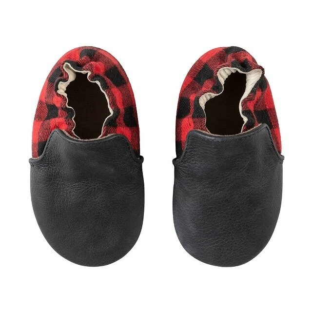 NUEVO CON ETIQUETAS NUEVO EN CAJA 0-6m Robeez HUNTER suelas suaves mocasines de bebé Foto 2 de 3