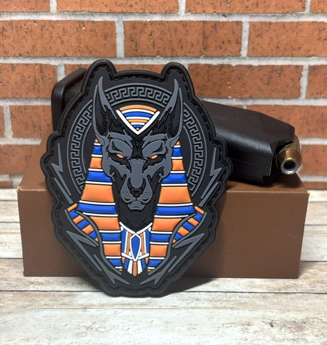 Tactical PVC Patch - Anubis Patch - Morale Egyptian Pharaoh Anubis Patch