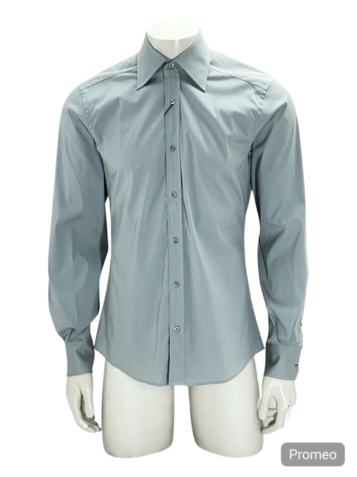Chemise habillée Gucci bleue classique coupe slim