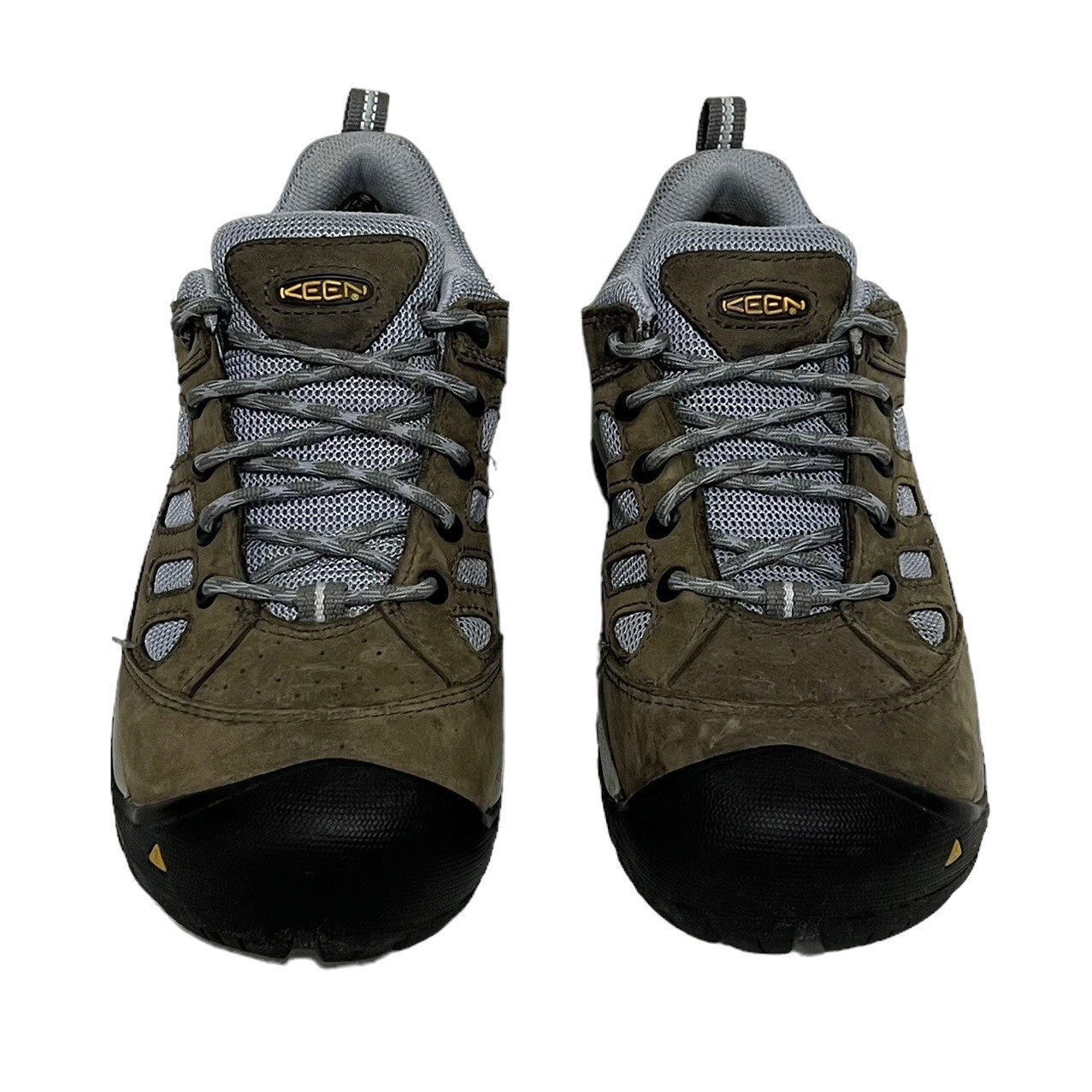 Scarpe da trekking Keen Utility punta acciaio lavoro F2413 11 grigio marrone donna taglia US 8