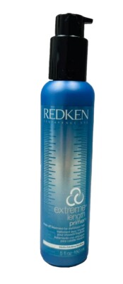 redken extreme length primer rinse off distressed hair 5oz scuffed bottle