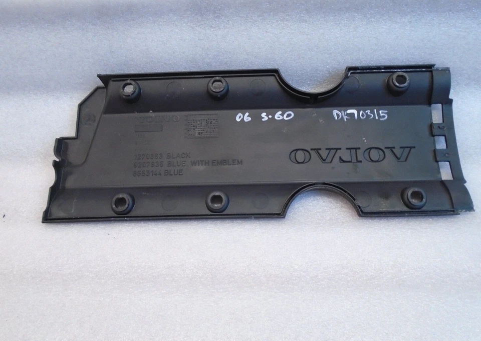 Cubierta superior negra de la válvula del motor Volvo S60 2001-2009 1270363 OEM DK70315 Foto 3 de 4