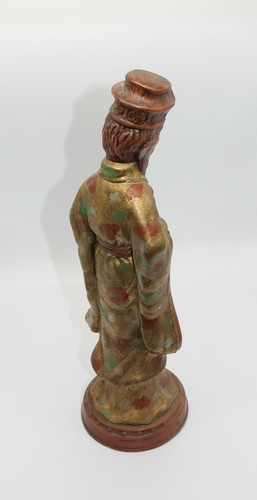 Vintage! Asian Ceramic Figure-Statue 13" No Chips! - Picture 4 of 6