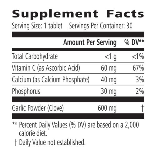 Mega Garlic Plus: 30 Tablets - Picture 2 of 7