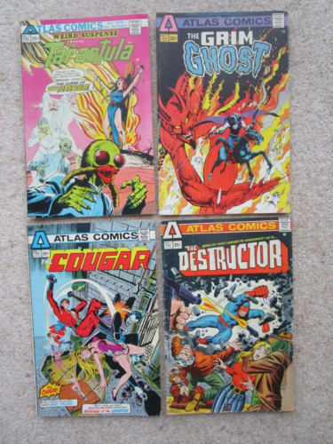 Atlas Comicsx4, 1st issues 1975. The Tarantula, The Grim Ghost, Cougar, Destruct - Picture 1 of 10