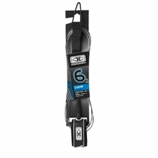 Surfboard Comp leash ocean & earth 6' foot  Leash black  6mm leg rope ankle 