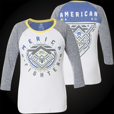 AMERICAN FIGHTER Affliction Damen Pullover Macarthur 3/4 Raglan