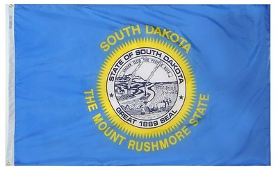 #ad SOUTH DAKOTA STATE OF FLAG NEW 3x5 ft better quality USA seller $14.55