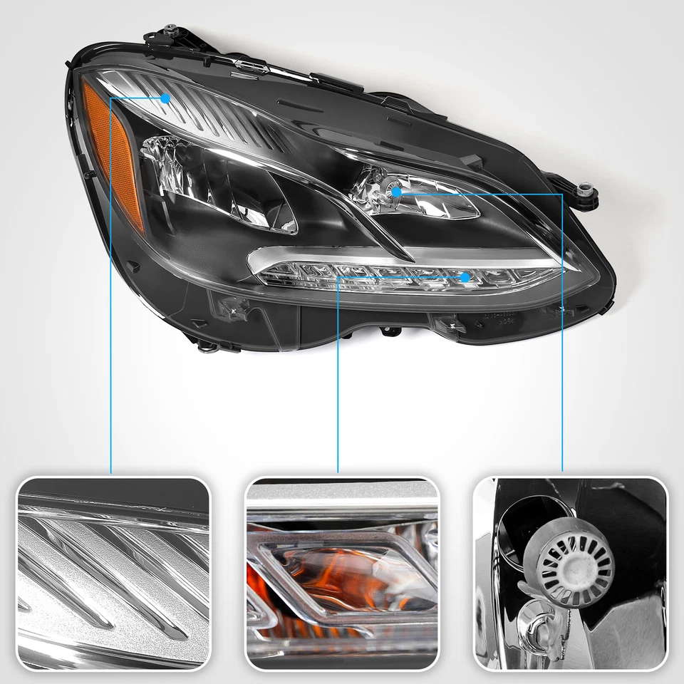 Passenger LED Headlight For 2014-2016 Mercedes-Benz E-Class W212 Headlamp RH — 第 3/4 张图片