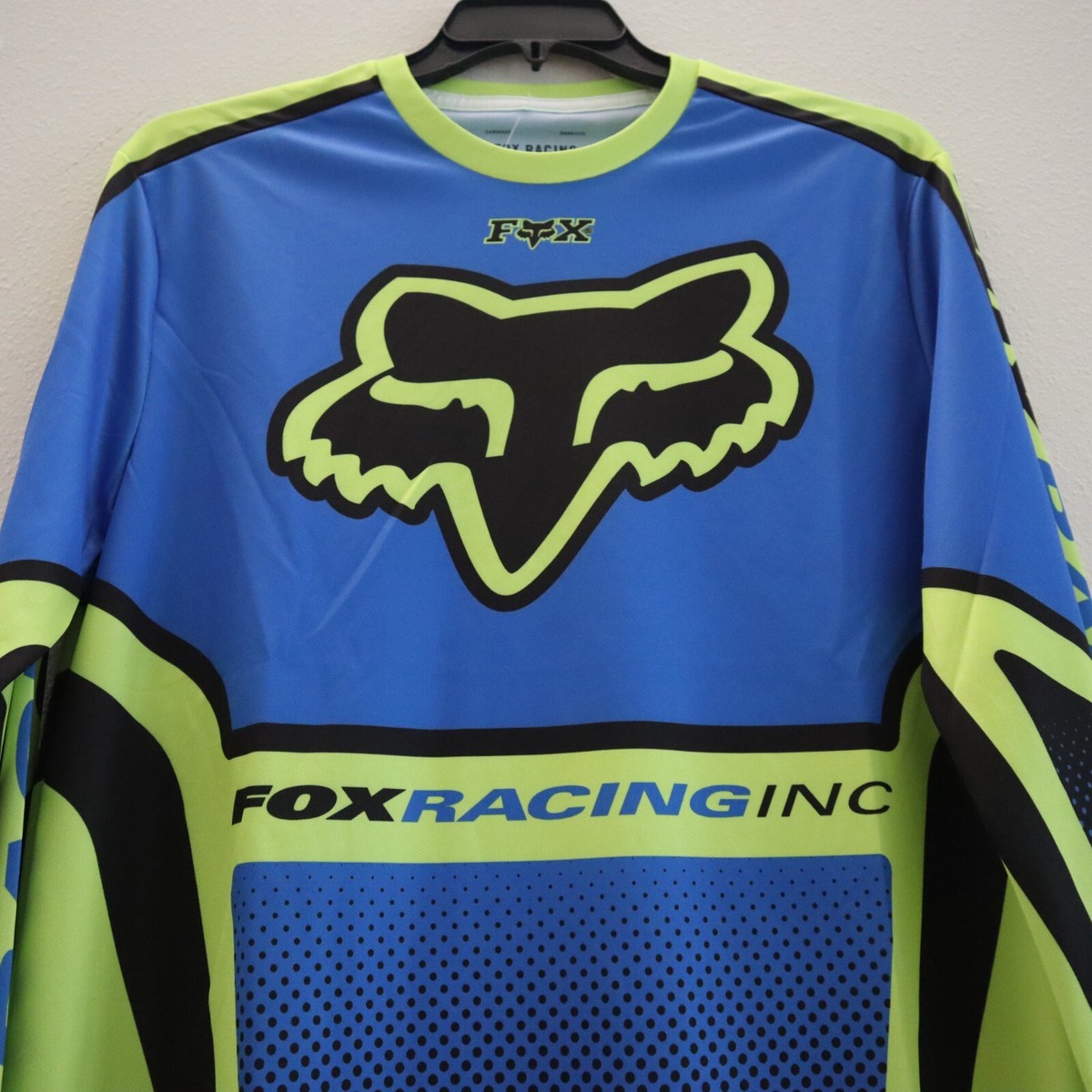 Fox Racing 29286-130 Men's Sz L Fluorescent Yellow Octaine L Fox Racing 29286-130 Men's Sz L Fluorescent Yellow Octaine L