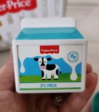 Fisher Price Food MILK CARTON Fun With Food Pretend play food