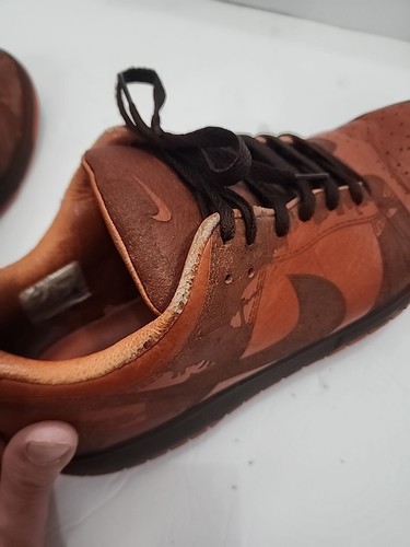 Nike Dunk Low 1 Piece 311611 821 8Spice Brown Orange Lazer Size 13 - Picture 12 of 15