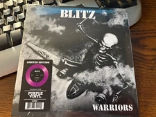 Blitz - Warriors - Purple [New 7" Vinyl] Colored Vinyl, Purple