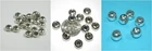 WHOLESALE LOTS Stopper SILICONE INSIDE 925 Sterling Silver Rondelle & Ball Beads