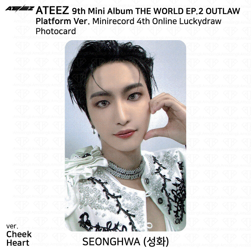 ATEEZ THE WORLD EP.2 OUTLAW Minirecord 4th Online Lucky Draw ATEEZ THE WORLD EP.2 OUTLAW Minirecord 4th Online Lucky Draw