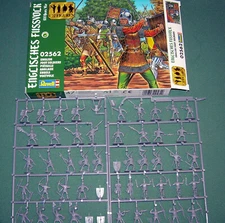 2562 Revell Medieval English Foot Soldiers MOS  1/72