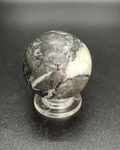 Polished Crinoid Fossil Crystal Sphere Fossilized Crinoid Ball 1.378” - Picture 2 of 12