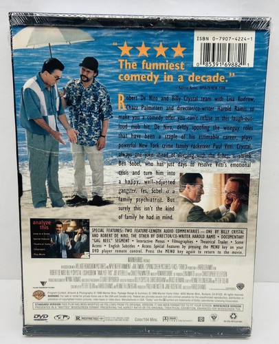 Analyze This (DVD, 1999) Robert De Niro - NEW / SEALED - Picture 2 of 6