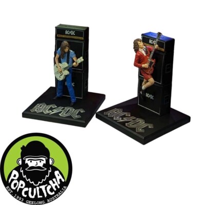 AC/DC - Angus & Malcolm Young Rock Iconz 1/9th Scale Statue (Set of 2 ...