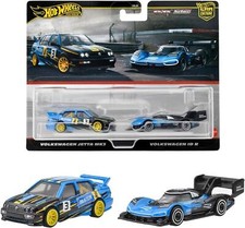 1:64 Hot Wheels 2025 Premium 2-Pack Bilstein VW Jetta MK3 + VW ID R 979M