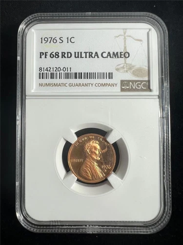 1976 S LINCOLN CENT PROOF 1C PF68 RD ULTRA CAMEO UCAM NGC SKU 3537, 3606, 3607