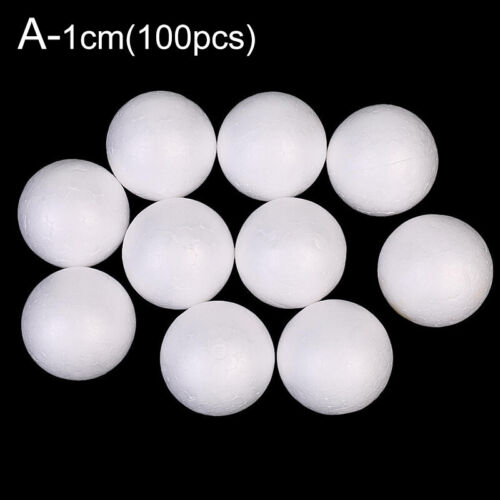 10/50/100Pcs White Round Foam Balls Christmas Tree Hanging Ornament Party Decor - Picture 13 of 22