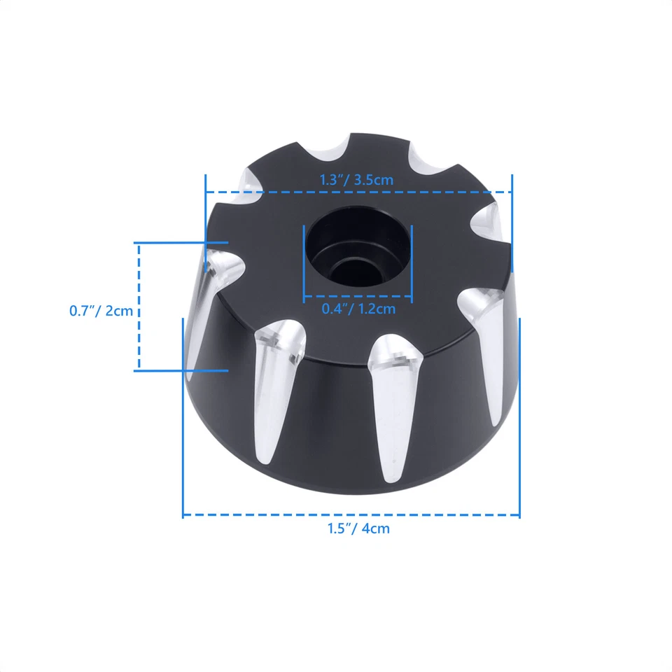 Aluminum Handlebar Hand Grip End Caps For Can Am Spyder F3 RT ST RT-L 2015-2023 - Image 2 of 4