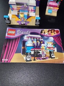 -Lego Friends Rehearsal Stage 41004 Stephanie Complete Manual Rotating Stage
