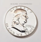 1958 P Ben Franklin Half Dollar *UNCIRCULATED*  *90% SILVER PROOF*
