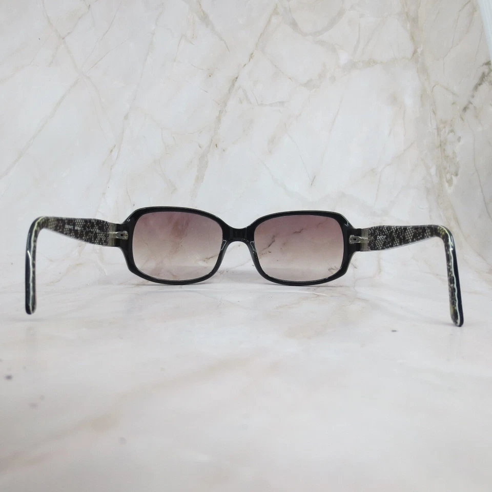 Bebe 太阳镜框 BB7060 女式抛光黑色超大全边 52-17-135 — 第 4/4 张图片