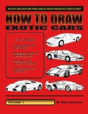 How to Draw Exotic Cars: Volume 1 - Paperback By Schmor, Steve - ACCEPTABLE
