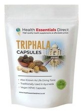 Triphala Capsules - High Strength 700mg (Colon Cleanse, Eye Health, Life Tonic) 