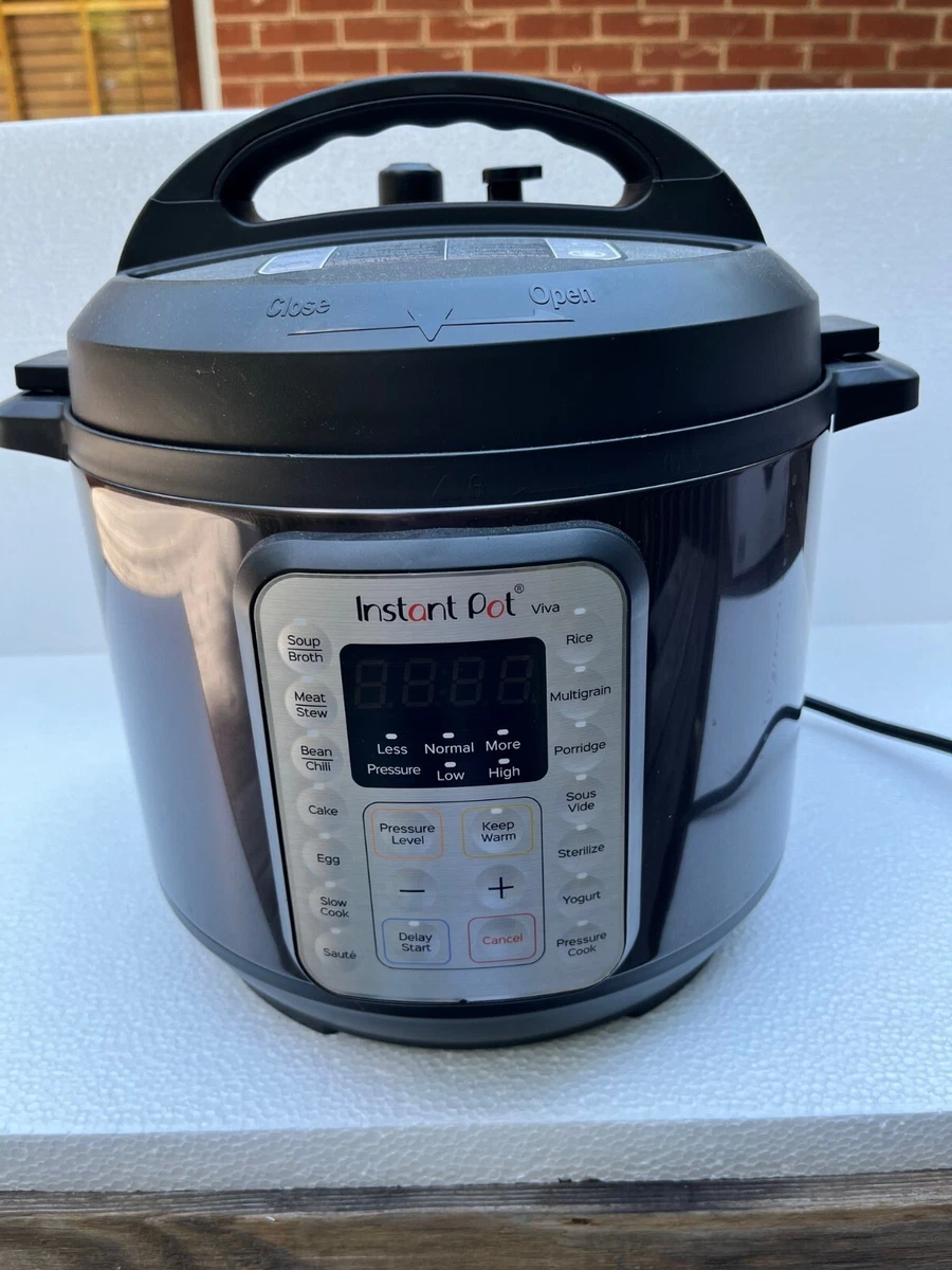 Instant Pot Viva Black Multi-Use 9-in-1 6 Quart Pressure Cooker 