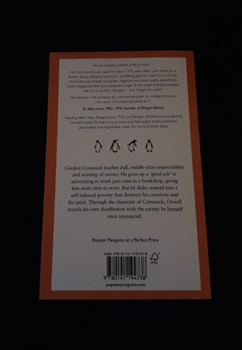 George Orwell Keep the Aspidistra Flying Penguin 2010 p/b - Imagen 2 de 3